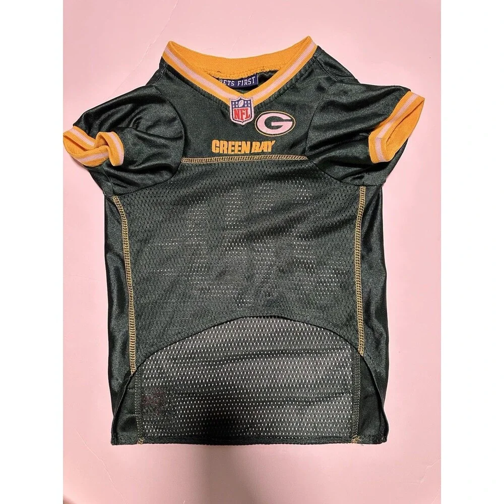 Pets First NFL Licensed Green Bay Packers Jersey for Dog Size Large